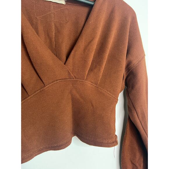 Free People Women's All Nighter Knit T-Shirt Size Small - Picture 5 of 6